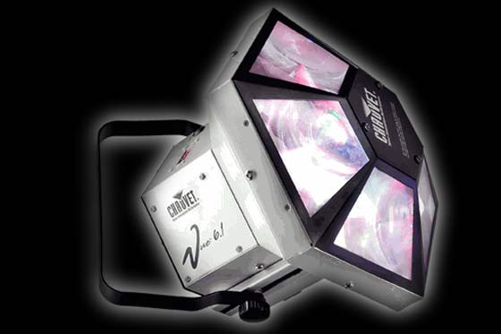 Chauvet Vue 6.1 LED based rotating moonflower w/ sliding side rails and DMX controllable
